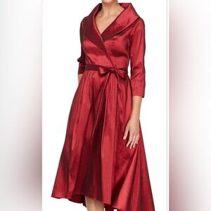 Alex Evenings taffeta dress size 10 nwt